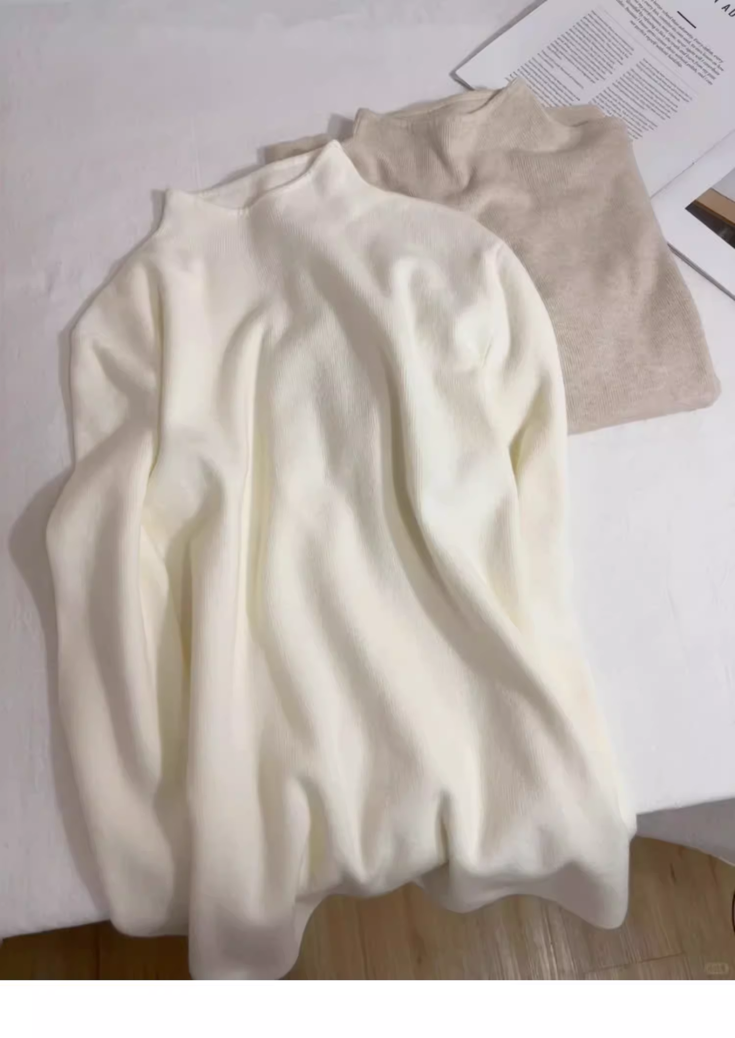 Slim slimming stand-up collar long-sleeved sweater for women autumn sweater bottoming YM1580