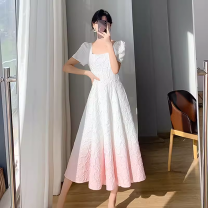 women's summer white dress YM1560