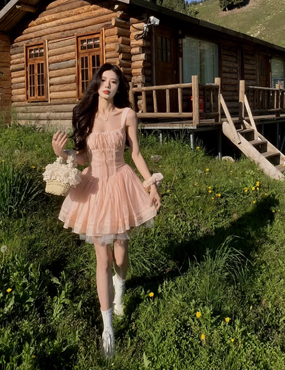 Lovely Women's Suspender Dress Short Princess Dress YM1751