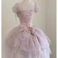 Pink Lolita Evening Dress Birthday Party Lolita Princess Dress YM2145
