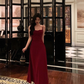 A Line Red Party Dress New Retro Prom Dress YM1593