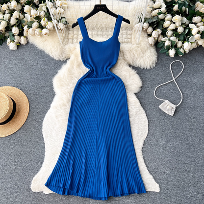 Retro suspender dress women's casual dress YM311