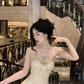Palace Style Light Dress Sequin Jacquard Birthday Dress New Style YM2033