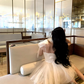 Simple Straps Tulle Princess Prom Dress Birthday Party Outfits YM1998
