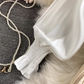 Long Shirt Tie Knitted Vest Two-Piece Set, YM259