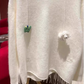 White Korean Retro Loose Sweater YM1854