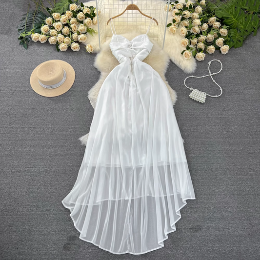 A-line chiffon dress YM938