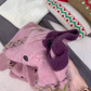 Women's winter pink knitted cardigan sweater coat YM1894