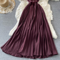 Cute A line dress off shoulder fashion dress maxi dress ,YM92