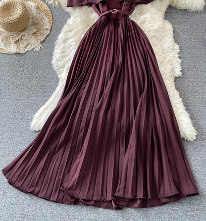 Cute A line dress off shoulder fashion dress maxi dress ,YM92