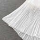 V-neck A-line pleated dress women's summer dress ,YM228