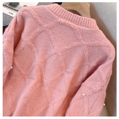 Sweet Pink Knitted Sweater YM2303