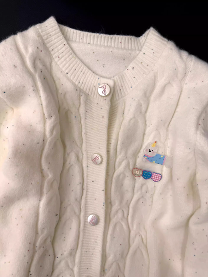 Cute, Versatile, Soft And Cozy Knitted Cardigan Sweater YM2410