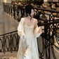 Palace Style Light Dress Sequin Jacquard Birthday Dress New Style YM2033
