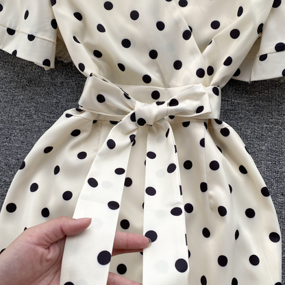 Seaside Holiday V-neck Summer Dress ,YM67