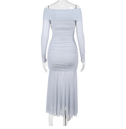 Off The Shoulder Mermaid Dress  YM921