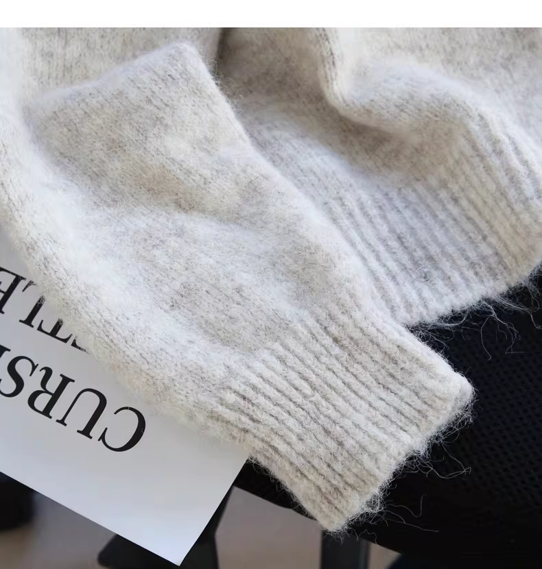 Apricot Lace-up Cardigan Sweater, Soft And Cozy Knit Sweater YM2427