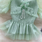 women's square collar mesh puff sleeve blouses,YM118