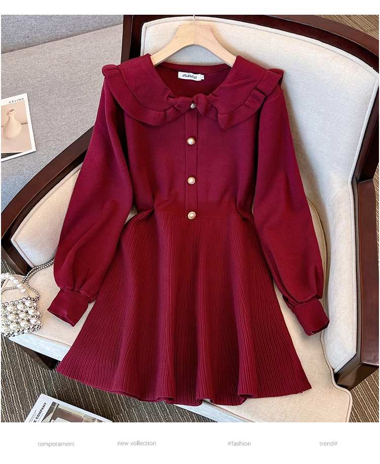 Knitted sweater dress YM877