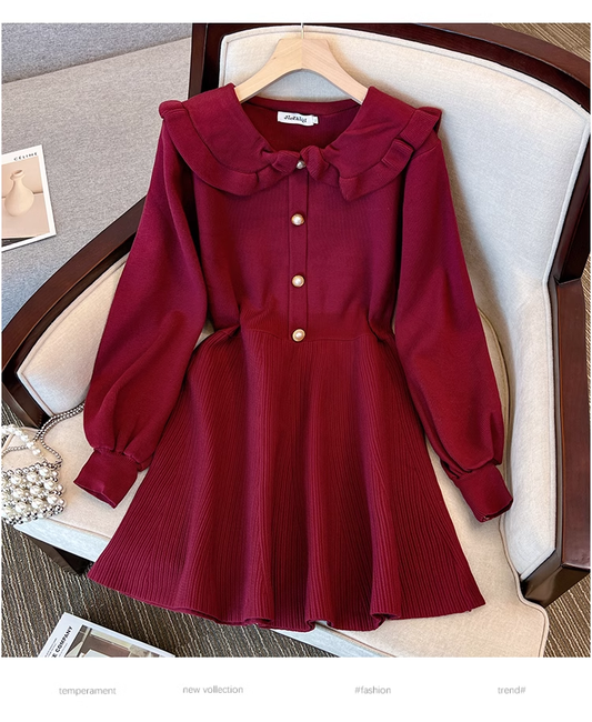 Knitted sweater dress YM877