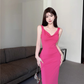 Backless Bowknot Suspender Dress Mermaid Dress  YM1827