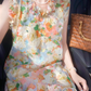Colorful printed resort style dress YM1080