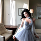 Simple Straps Tulle Princess Prom Dress Birthday Party Outfits YM1998