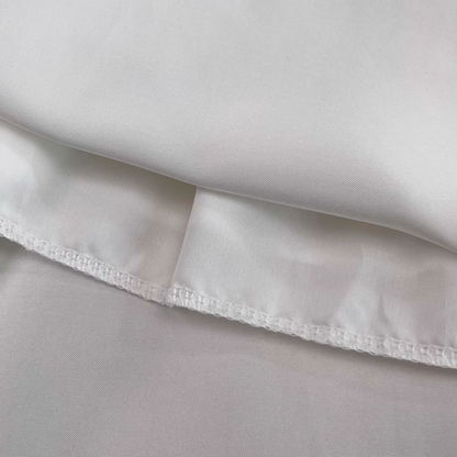 Women's Bowknot Off The Shoulder A-line White Dress , YM264