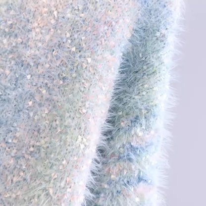 Lazy style loose furry knit YM674