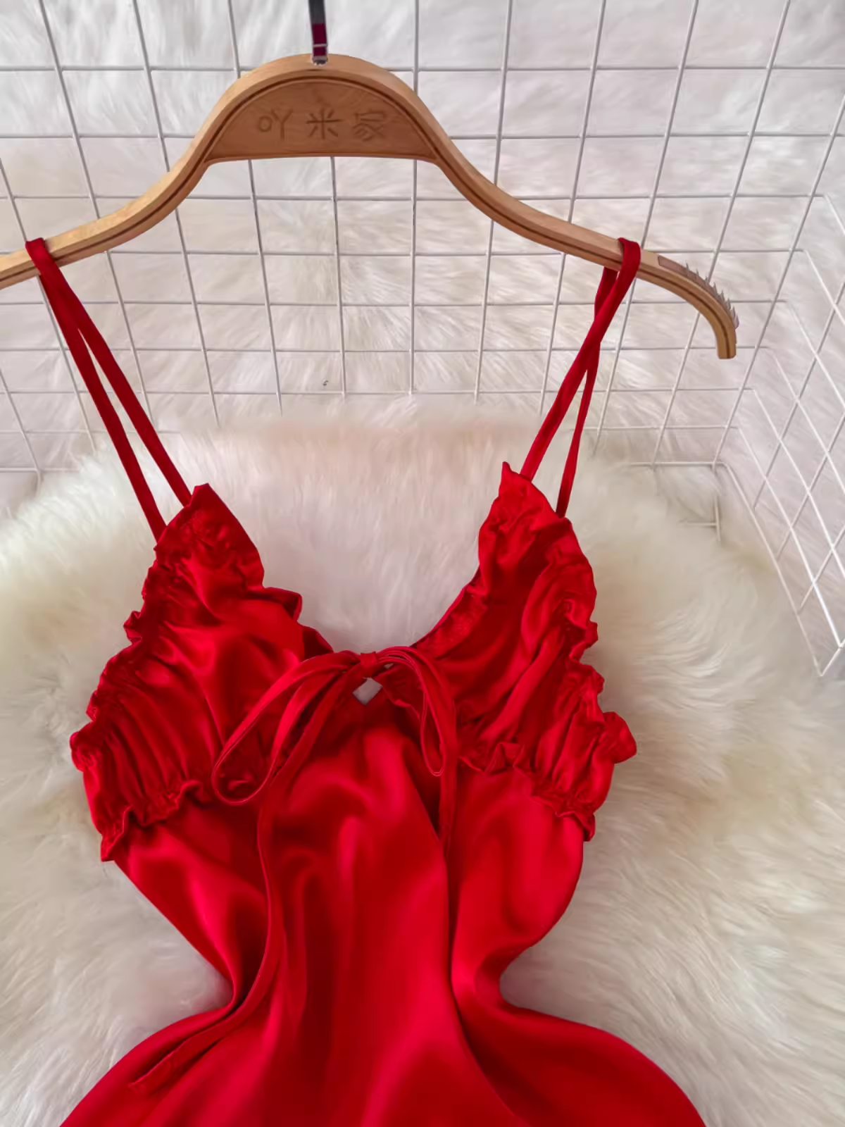 Red Simple Summer Dress  YM1439