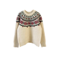 Vintage Jacquard Christmas Red Sweater YM897
