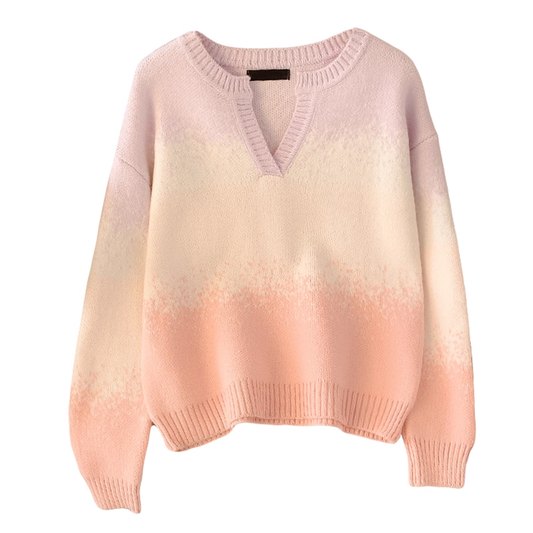 Gentle Style Soft Waxy Sweater Women's Autumn Fashion Sweet Age-reducing Knitted Sweater YM2300