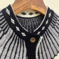 Vintage Jacquard Embroidered Cardigan Sweater YM1866