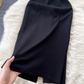 Black Lace Stitching Dress Ingenious Hollow Stand Collar Sleeveless,YM48
