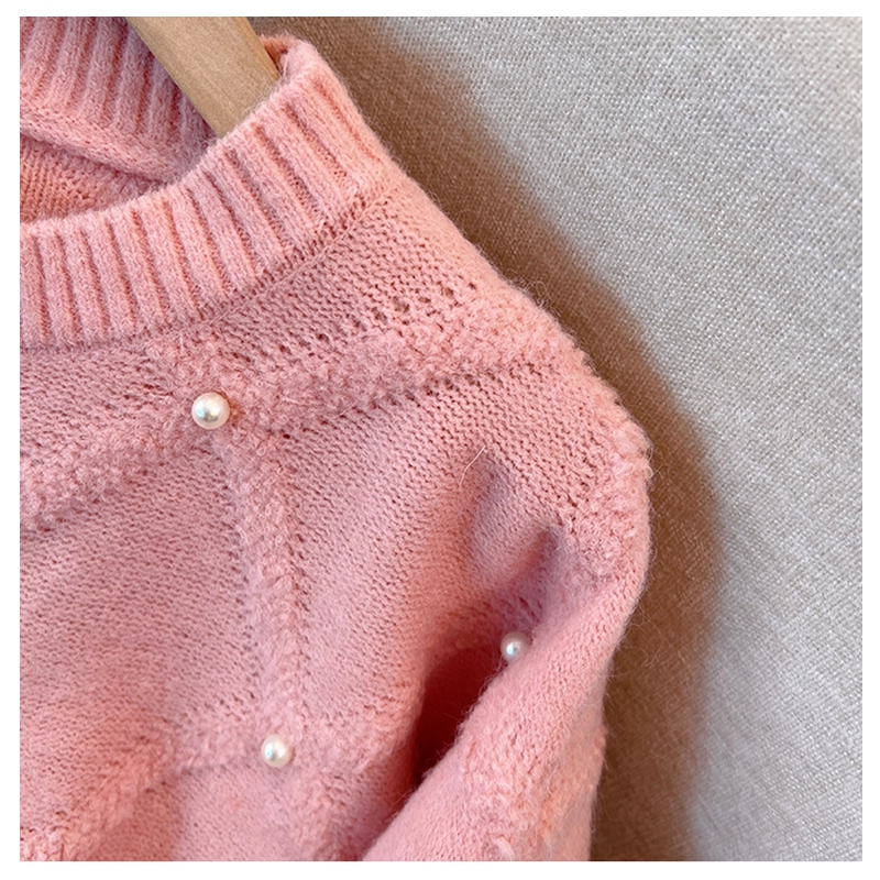 Sweet Pink Knitted Sweater YM2303