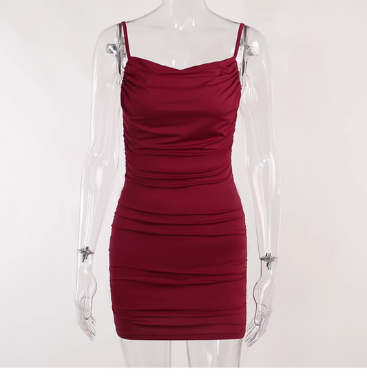 Retro style bodycon dress  YM743