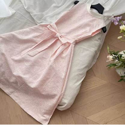 Elegant Pink A Line Birthday Dress Party Dress YM2080