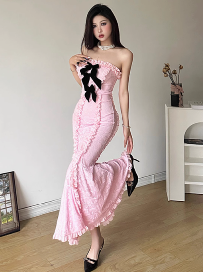 women's new autumn and winter lace dress YM919