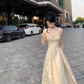 Palace Style Light Dress Sequin Jacquard Birthday Dress New Style YM2033