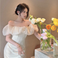 Off the shoulder summer dress YM1260