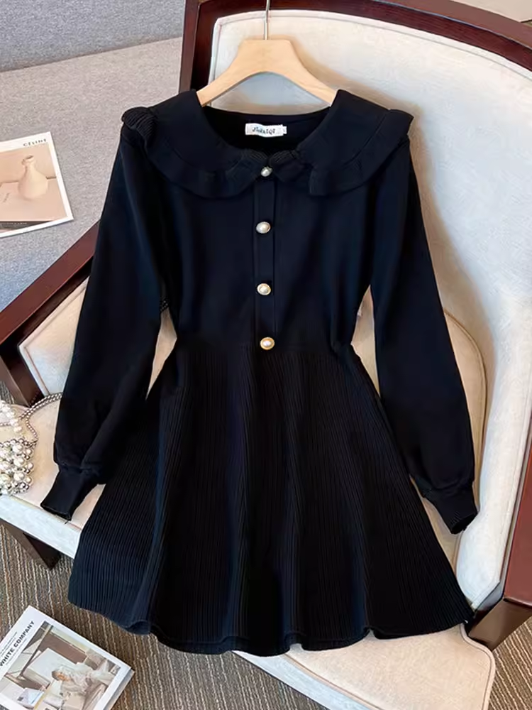 Knitted sweater dress YM877