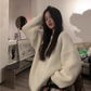 Women's New Winter Milk White Sweater YM1812