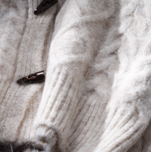 New Autumn Japanese Style POLO Collar Knitted Sweater Jacket YM2346