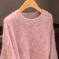New Loose Lazy Style Knitted Sweater High-End Sweater YM1853