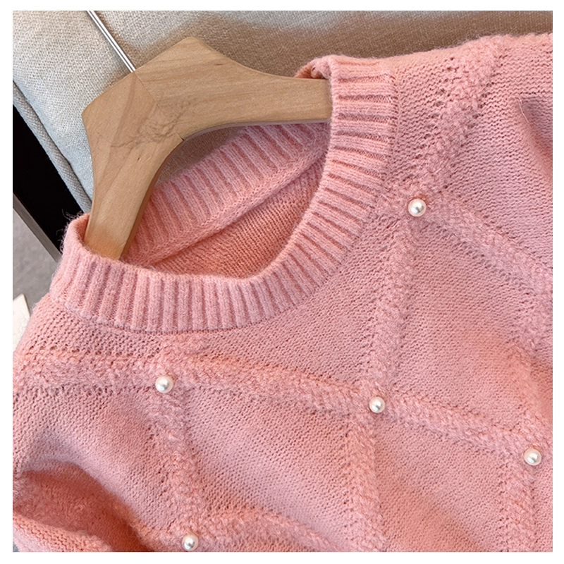 Sweet Pink Knitted Sweater YM2303