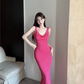 Backless Bowknot Suspender Dress Mermaid Dress  YM1827