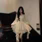 Off-Shoulder Sequin Sweet Retro Temperament Mini Party Dress YM2041