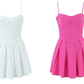 A-line White Short Dress YM727