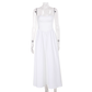Classy White Straps A Line Party Prom Dress Birthday Outfits YM2018