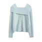 Lazy design knitted sweater YM934